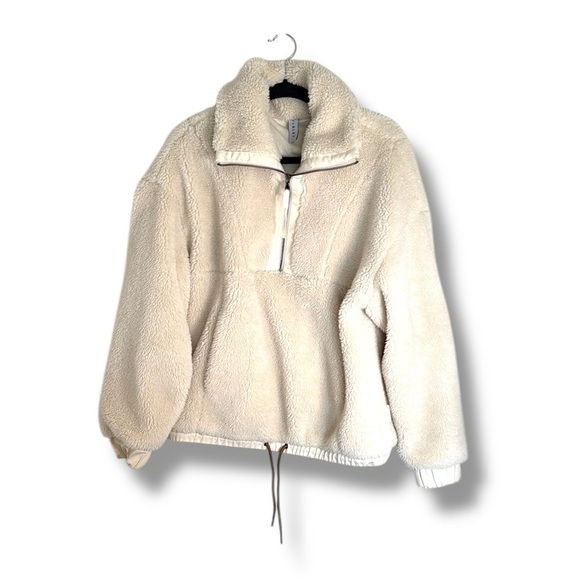 Varley Appleton Half Zip Sweater White/Cream Size Large - Picture 1 of 7